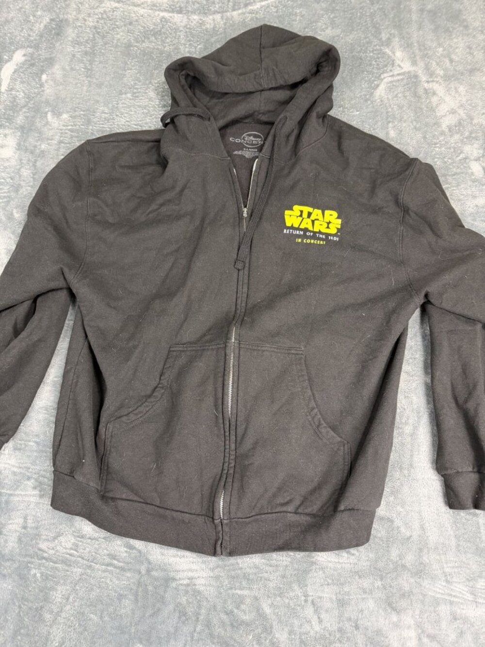 Star Wars Return Of The Jedi In Concert Zip Hoodie Black Disney Concerts XL